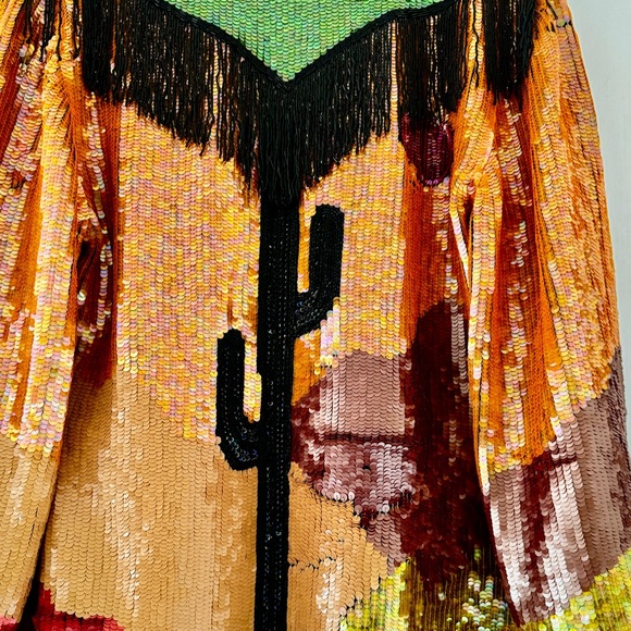 Cactus Desert Sequins Jacket - Picture 7 of 16